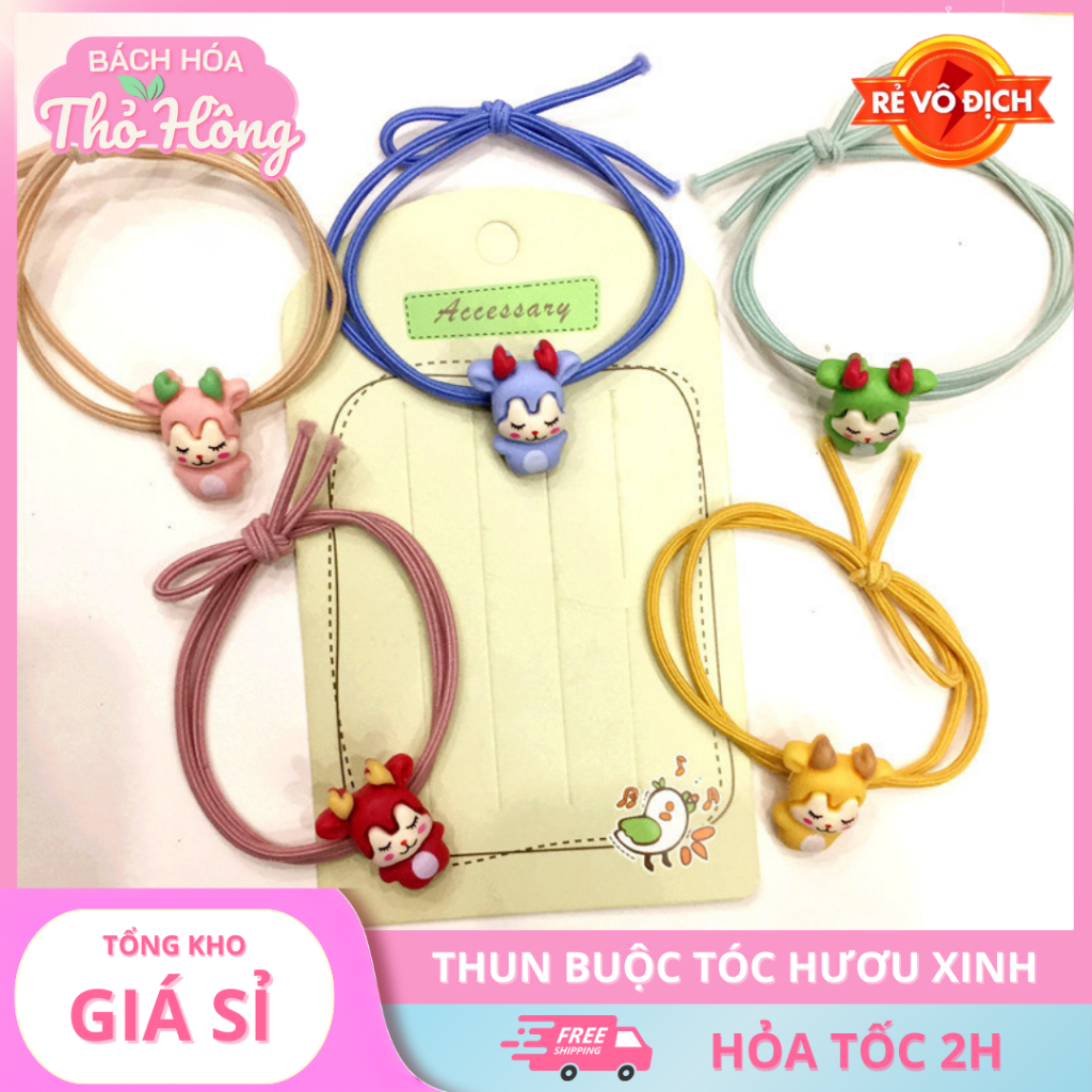 3 Dây Buộc Tóc Cột Tóc Hươu Xinh