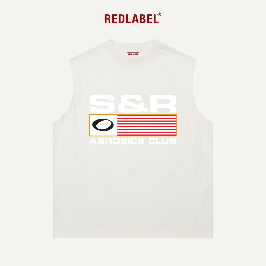 Áo Tank Top Nam Nữ RedLabel In Họa Tiết SR, Áo Ba Lỗ Sát Nách Nam Nữ Cotton Cá Tính TT54