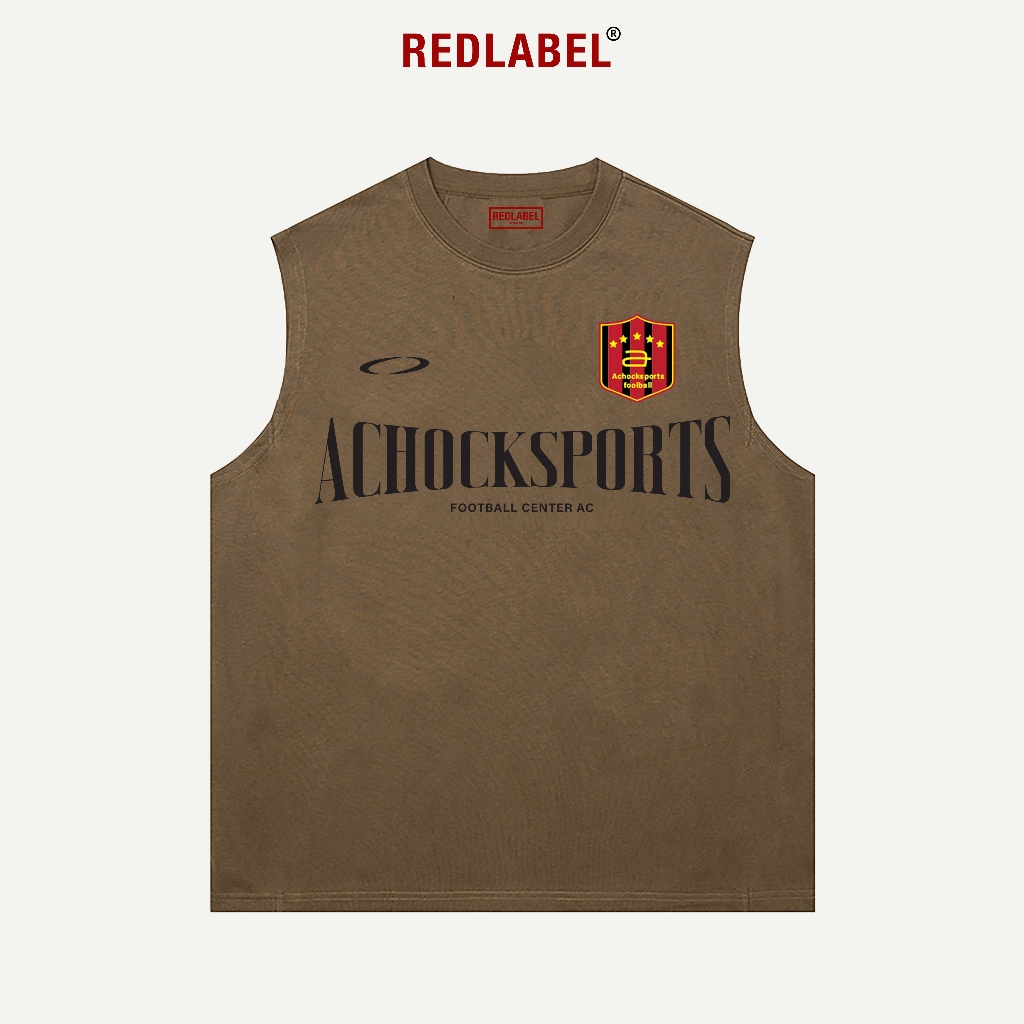 Áo Ba Lỗ Thể Thao Nam Nữ RedLabel In Họa Tiết "ACHOCK", Áo Tanktop Thể Thao Nam Nữ Cotton Cá Tính TT55