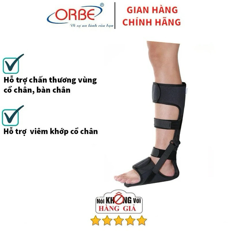 Nẹp đêm dài Orbe H2 - Nẹp bàn chân và cổ chân (Dưới gối)