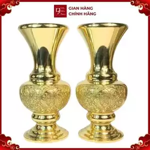Bình Hoa Cúc - Đồ Đồng Cao Cấp - Cửu Diệu Thiên - FG005