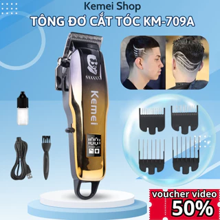 Tông đơ hớt tóc 709A, tăng đơ cắt tóc công suất cao lưỡi sắc bén, tăng đơ cắt tóc gia đình