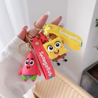 Móc khóa SpongeBob 3D siêu đáng yêu - SpongeBob, Patrick, Squidward, Sandy, bọt biển
