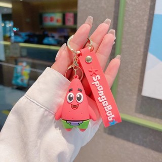 Móc khóa SpongeBob 3D siêu đáng yêu - SpongeBob, Patrick, Squidward, Sandy, bọt biển