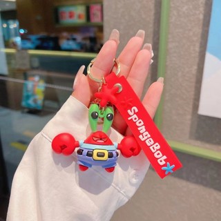 Móc khóa SpongeBob 3D siêu đáng yêu - SpongeBob, Patrick, Squidward, Sandy, bọt biển