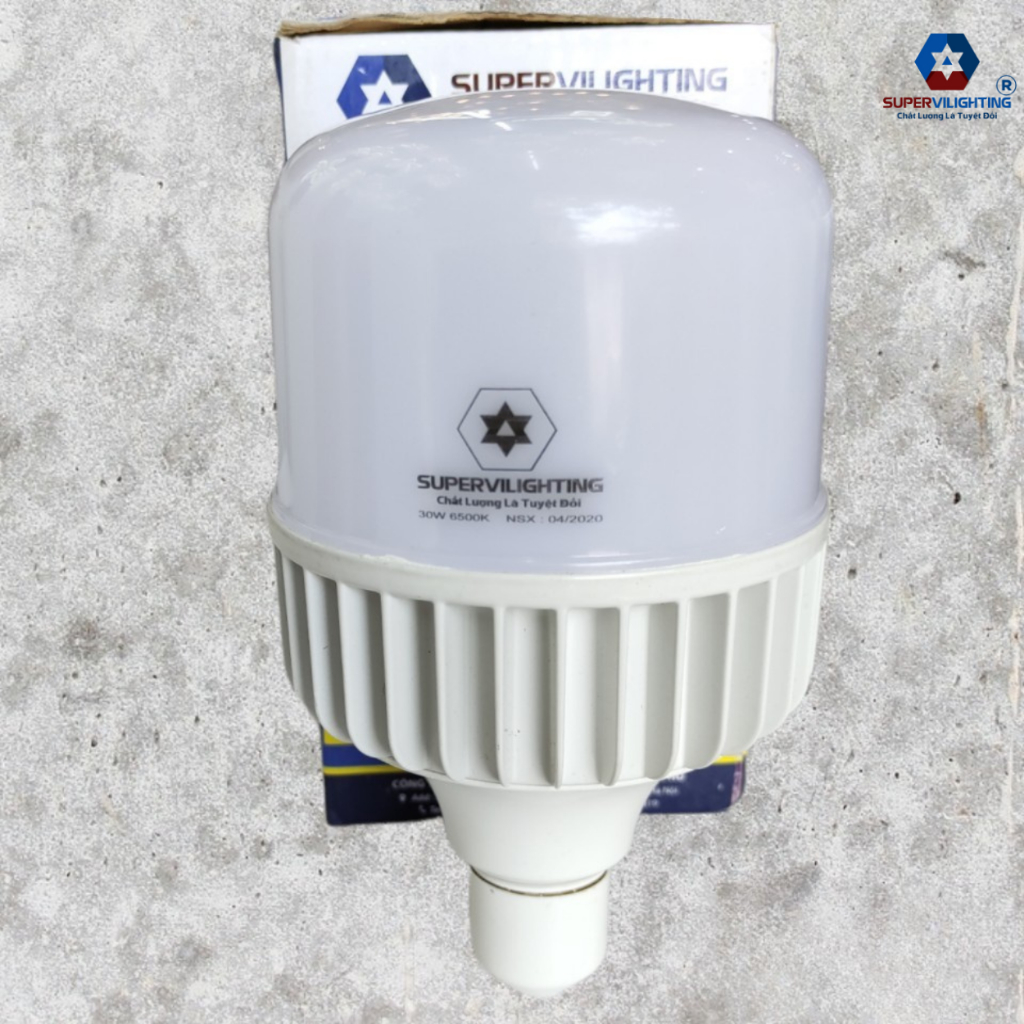 Ảnh Bóng đèn led tiết kiệm điện buld trụ 30w trụ nhôm siêu sáng bảo hành 24 tháng 2