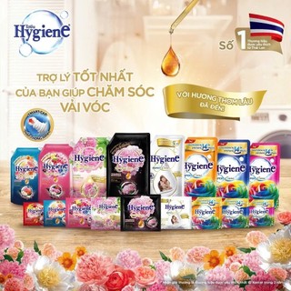 Nước xả vải Hygiene đậm đặc túi 1150ML hương ngàn hoa top 1 Thái Lan