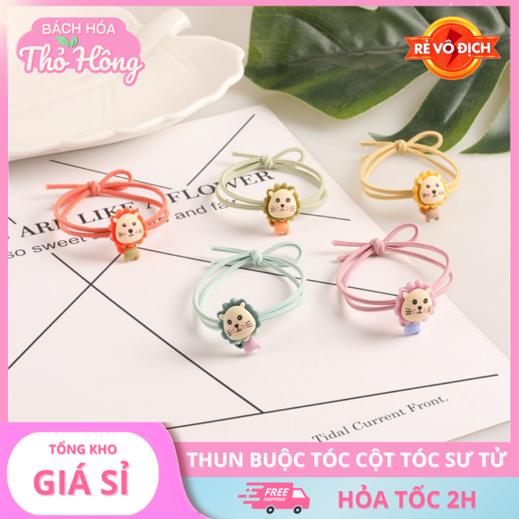 3 Thun Buộc Tóc Cột Tóc Sư Tử