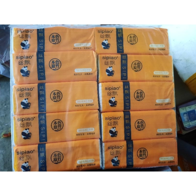 Bịch 10 gói giấy gấu trúc trắng siêu dai mềm mại hàng chất lượng