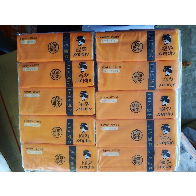 Bịch 10 gói giấy gấu trúc trắng siêu dai mềm mại hàng chất lượng