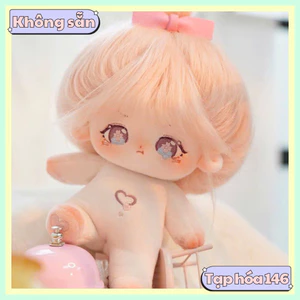 Doll không thuộc tính tóc tơ 10cm 20cm - Búp bê nữ tóc tơ kèm outfit 10cm 20cm