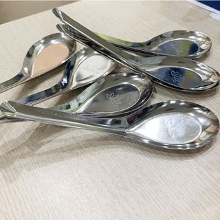 [COMBO 10] Muỗng Ăn Cơm Bền Bỉ Cán Dài,Thìa Inox Chất Liệu An Toàn- THÌA PHỞ HOA SEN INOX KHÔNG GỈ SÁNG BÓNG
