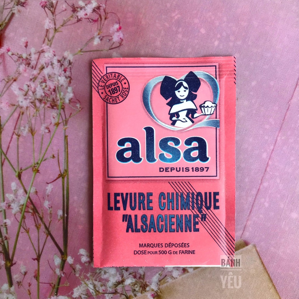 Bột Nổi Alsa 11g tạo độ bông xốp cho bánh bông lan, cookie xuất xứ Pháp - PL55A