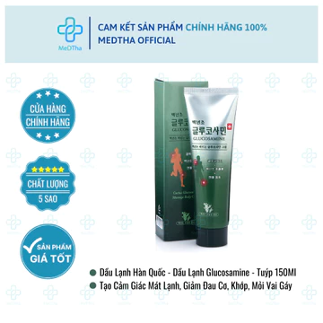 Dầu Lạnh Xoa Bóp Khớp Glucosamine Hàn Quốc - Dầu Xoa, Giảm Đau Cơ, Giảm Đau Khớp, Mỏi Vai Gáy 150ml
