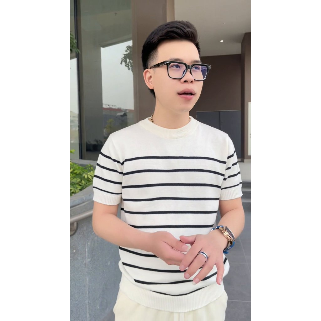 Ảnh Áo Len Dệt Kim Cổ Tròn Nam BASIC SUKIYA Chất Sợi Cotton Cao Cấp Mềm Mịn Thoáng Mát AL80 3