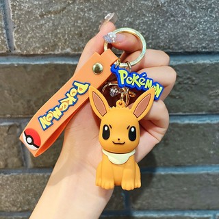 Móc Khóa Pokemon 3D Siêu Đáng Yêu: Pikachu, Charmander, Squirtle, Bulbasaur, Psyduck, Jigglypuff