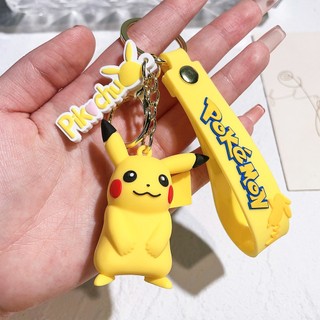 Móc Khóa Pokemon 3D Siêu Đáng Yêu: Pikachu, Charmander, Squirtle, Bulbasaur, Psyduck, Jigglypuff