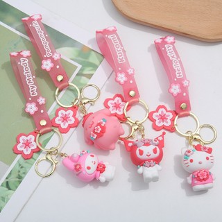 Móc Khóa Sanrio 3D Siêu Dễ Thương - My Melody, Kuromi, Hello Kitty, Pompompurin, Quà Tặng