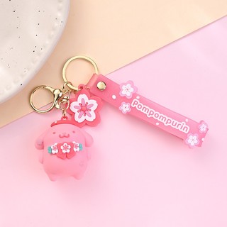 Móc Khóa Sanrio 3D Siêu Dễ Thương - My Melody, Kuromi, Hello Kitty, Pompompurin, Quà Tặng