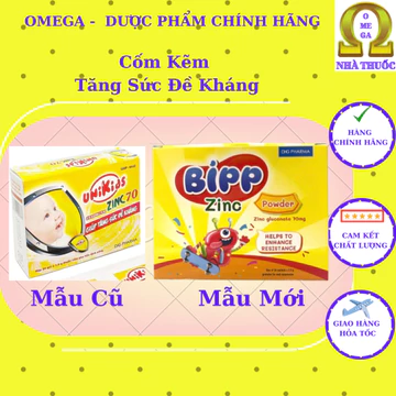 KẼM BIPP ZINC ( Hộp 24 gói, HSD 2028) - BỔ SUNG CỐN KẼM TĂNG SỨC ĐỀ KHÁNG CHO BÉ
