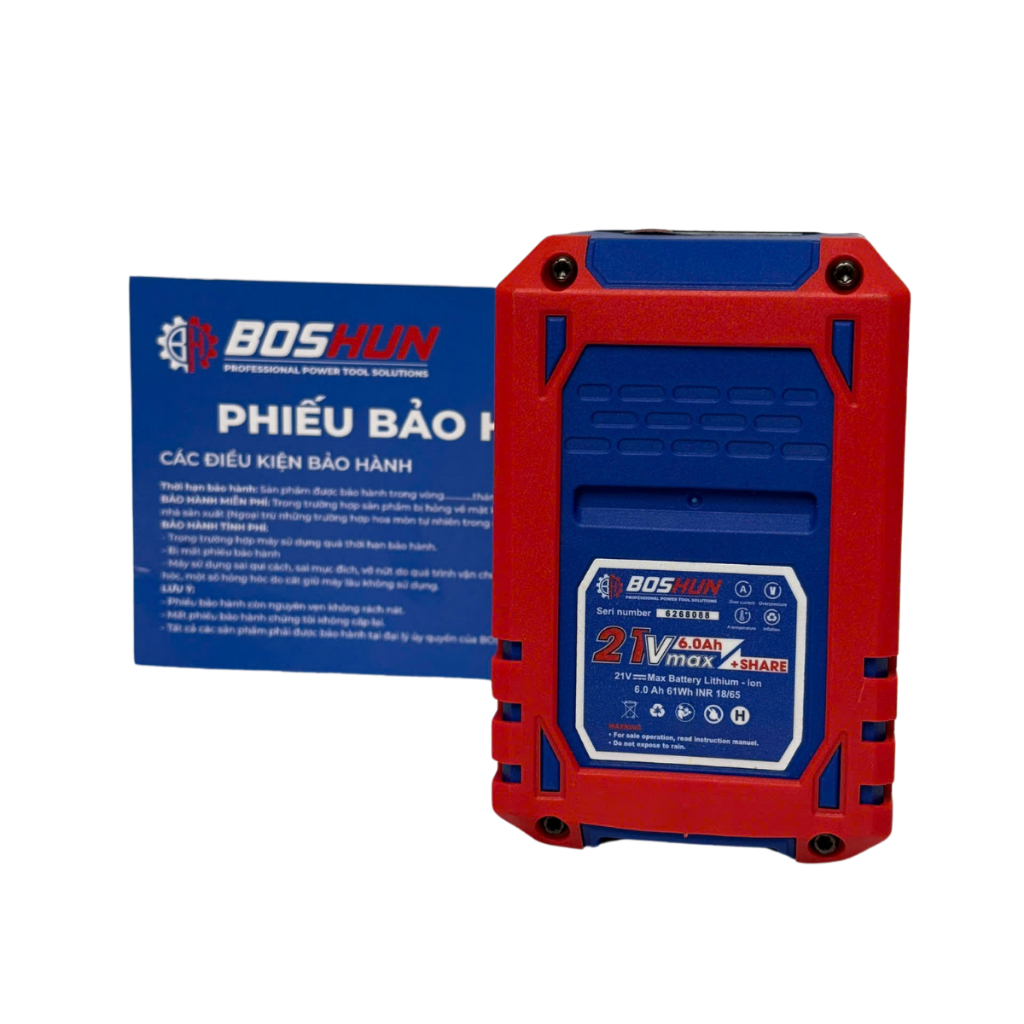 Combo Máy Siết Bulong 400Nm Và Máy Khoan Pin 13mm Boshun Động Cơ Không Chổi Than Lõi Đồng