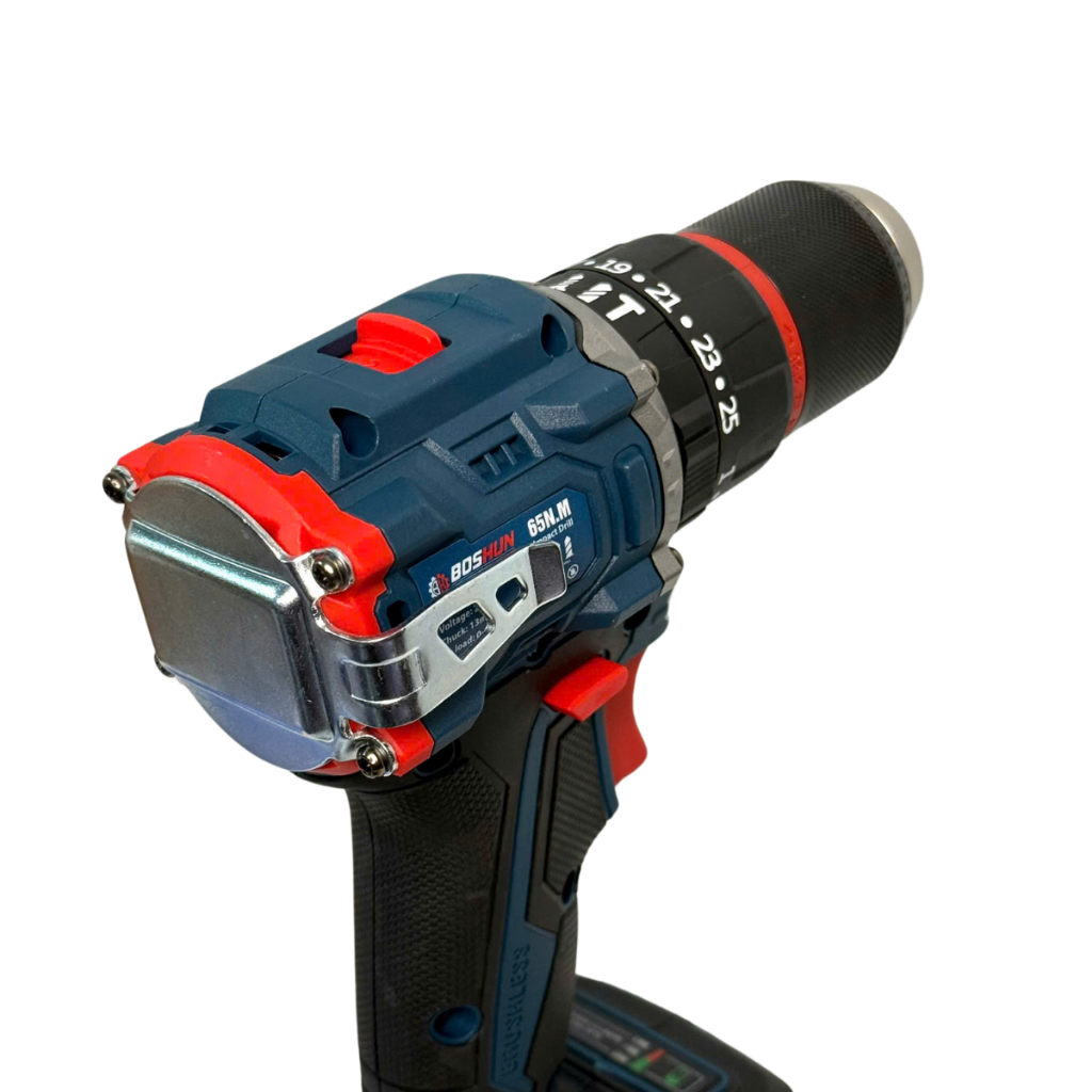 Combo Máy Siết Bulong 400Nm Và Máy Khoan Pin 13mm Boshun Động Cơ Không Chổi Than Lõi Đồng