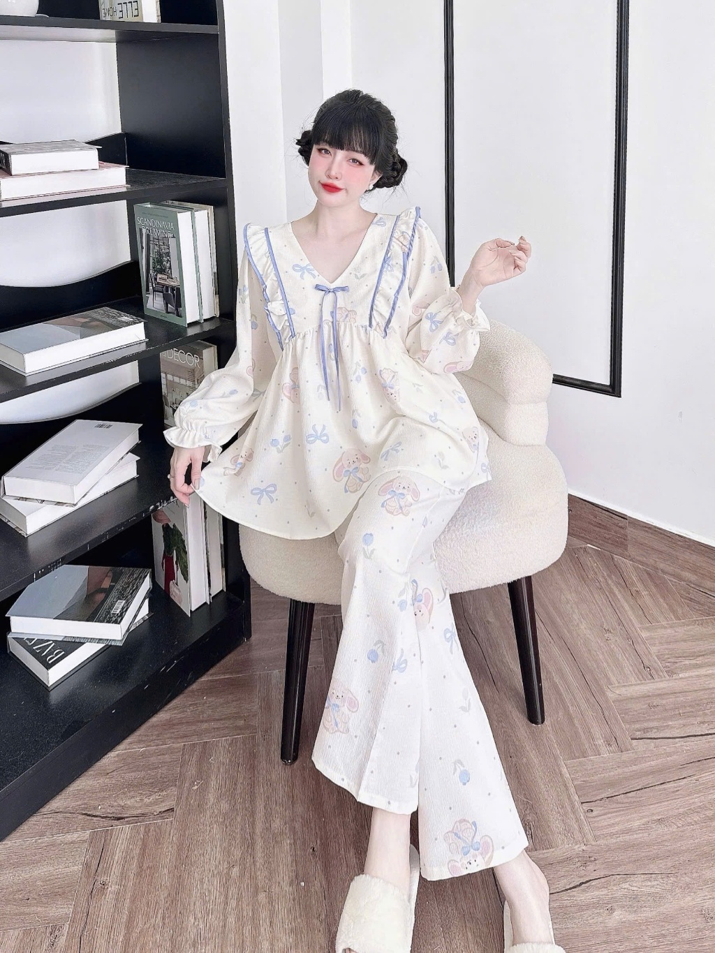Đánh Giá Đồ Mặc Nhà Nữ SOJUN Bộ Dài Xốp Babydoll TDQD Viền - Thoải Mái & Quyến Rũ