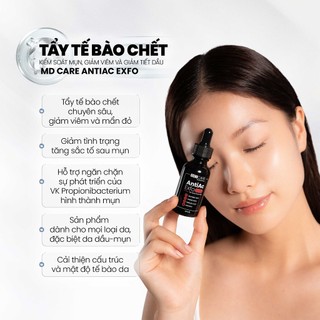 Tẩy tế bào chết MD CARE AntiAc Exfo (10ml/30ml)