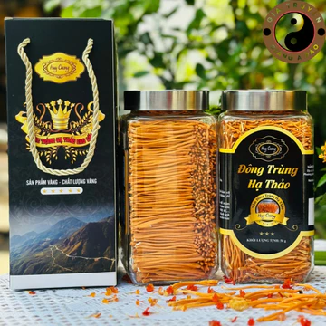 Nấm đông trùng hạ thảo sấy khô thăng hoa Huy Cương (50g) loại 1 sợi đẹp. Đông trùng hạ thảo ngâm rượu, mật ong, pha trà