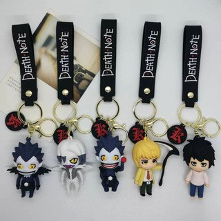 Móc Khóa Anime Death Note Chibi - Ryuk, Rem, Light, L - Quà tặng - keychain