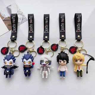 Móc Khóa Anime Death Note Chibi - Ryuk, Rem, Light, L - Quà tặng - keychain
