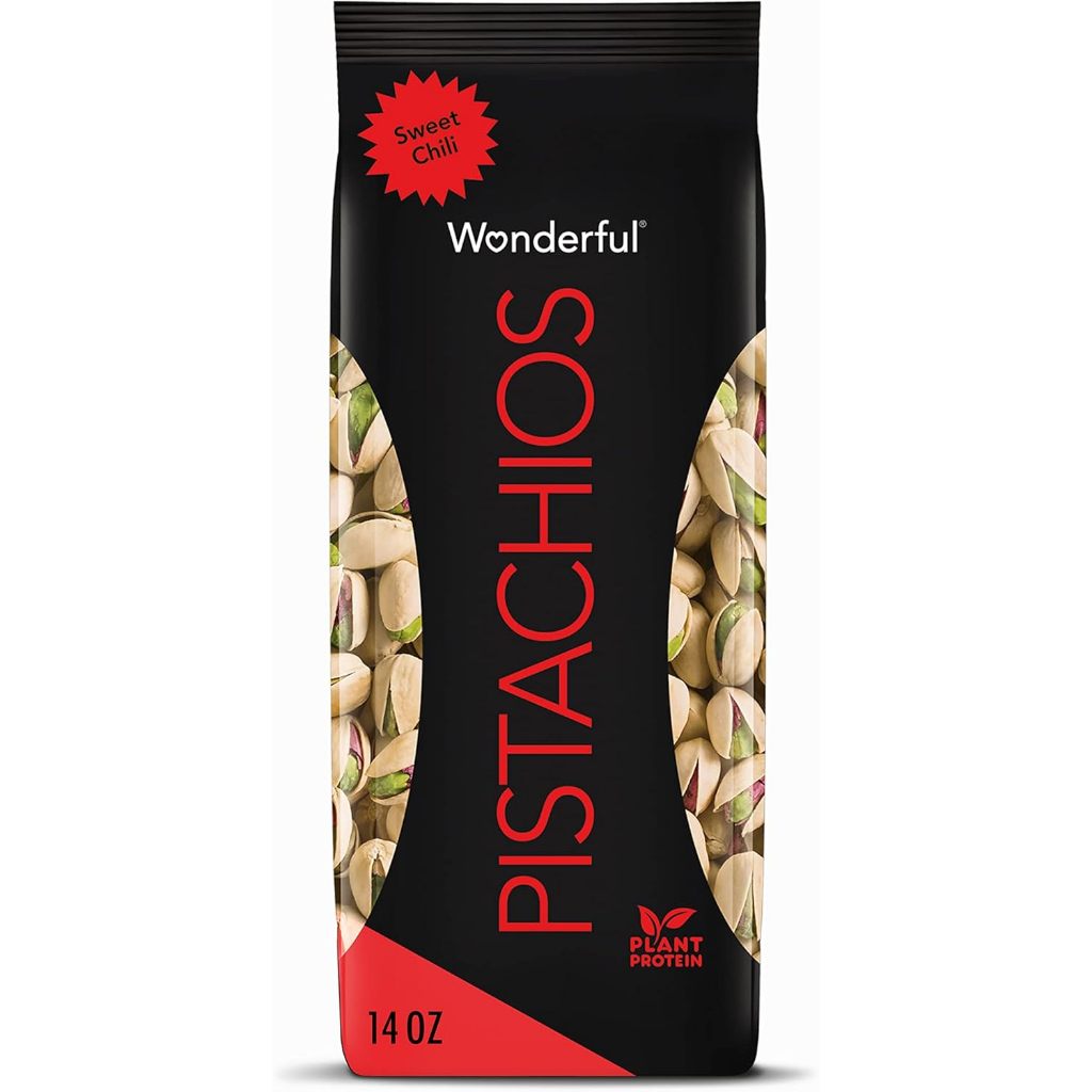 Đồ ăn nhẹ giàu protein Wonderful Pistachios In Shell, Sweet Chili ...