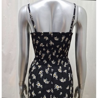 Jumsuit hai dây ống loe vnxk dư Francesca's M(N85-90cm)