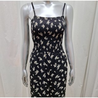 Jumsuit hai dây ống loe vnxk dư Francesca's M(N85-90cm)