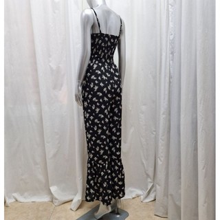 Jumsuit hai dây ống loe vnxk dư Francesca's M(N85-90cm)
