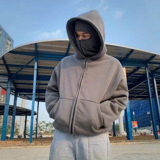 (Loại ĐẸP) Áo Nỉ Nam Nữ HOODIE 2 Mũ Thiết Kế Trùm Đầu Dày Dặn Shop Ngắm.