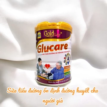 Sữa cho người tiểu đường - Goldlay Glucare 900g - Sữa dinh dưỡng cho người đái tháo đường - Tiểu đường