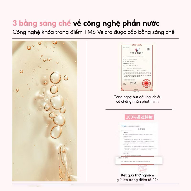 [KOL x MENOW] Cushion kèm phấn phủ 2in1 Menow Cushion Powder Cream Pink Series 17g