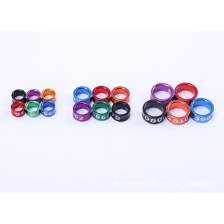 Vòng Nhẫn Đeo Chân Chim Cảnh Vẹt 3/4/4.7/5/6/7/8mm - Chất Nhôm, Dễ Dàng Tháo Lắp