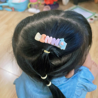 Kẹp tóc cho bé style Hàn Quốc - Tên bé theo yêu cầu