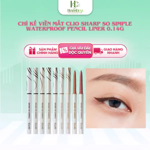 Chì kẻ viền mắt CLIO SHARP SO SIMPLE WATERPROOF PENCIL LINER 0.14g