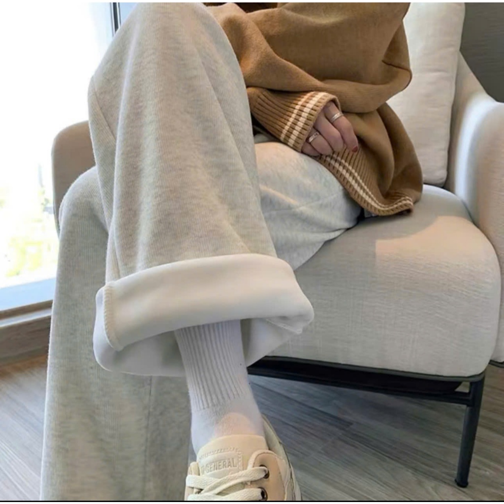 Quần nỉ lót lông cáo cao cấp. Quần ống rộng nữ hottrend 2024 , mặc ấm tôn dáng By Bika Shop (Z5)