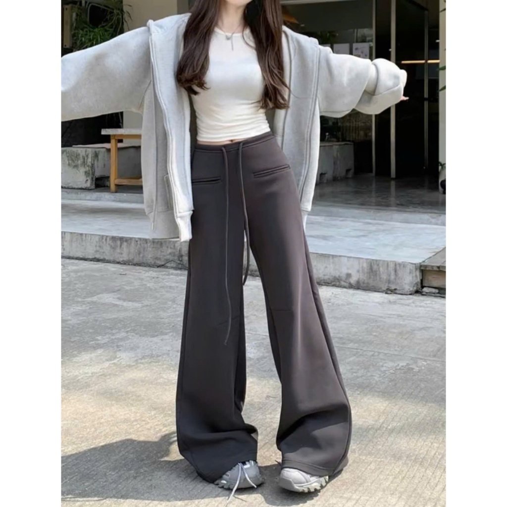 Quần nỉ lót lông cáo cao cấp. Quần ống rộng nữ hottrend 2024 , mặc ấm tôn dáng By Bika Shop (Z5)