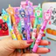 Set 3/6 Cây Bút Mực Xanh Baby Three , Hoạt Hình , Doemon Mực Tím Dễ Thương
