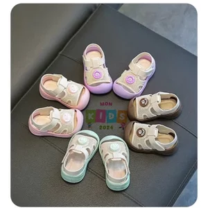 Dép Sandal Tập Đi Cho Bé Chống Trượt Đế Mềm Thoáng Khí , Dép Tập Đi Chống Vấp Cho Bé Trai Bé Gái