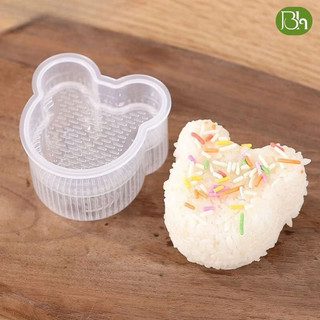 Bộ 7 Chi Tiết + Kèm Thìa Khuôn làm cơm, khuôn ép cơm Onigiri cho bé ăn ngon 🌸🌸🌸