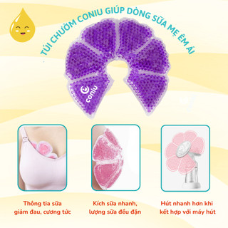 Túi Chườm Ngực Cho Mẹ Sau Sinh Coniu, Túi Chườm Nóng Lạnh Thông Tắc Tia Sữa