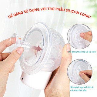 Đệm Giảm Size Silicone Coniu, Trợ Phễu Hạ Size 15-17-19-21-24mm Giúp Mẹ Hút Sữa Hiệu Quả( Hộp 1 Chiếc)