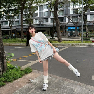 Áo Len Nữ STAR CHARM KNIT – Dệt Kim Ngắn Tay Họa Tiết Sao Trẻ Trung GEMINI