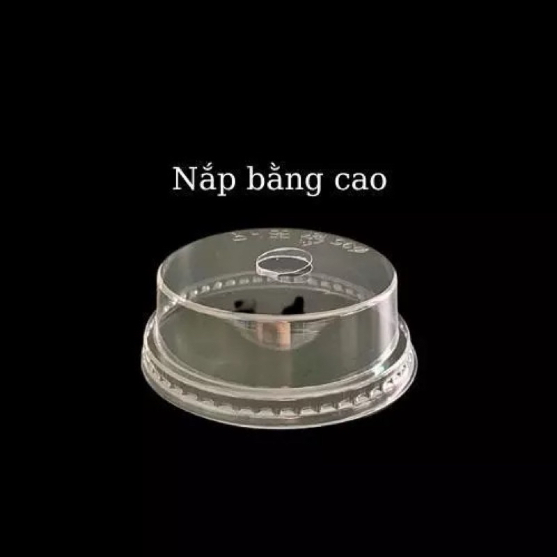 100 Nắp bằng cao 95mm dành cho cốc trà chanh,trà sữa,sinh tố